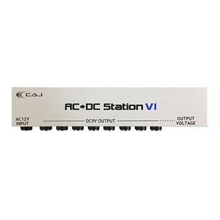 Custom Audio Japan(CAJ)AC/DC Station VI 【定番パワーサプライにデジタルボルテージメーターが追加】 送料無料