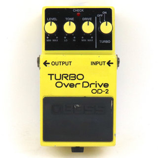 BOSS 【中古】ターボオーバードライブ エフェクター BOSS OD-2 TURBO OverDrive ボス ギターエフェクター