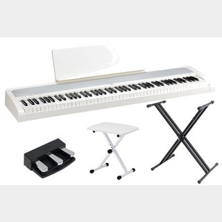 KORGB2-WH (ホワイト)【3本ペダル PU-2 + キーボードスタンド・椅子セット!】デジタル・ピアノ【WEBSHOP】