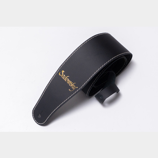Sadowsky MetroLine Genuine Leather Bass Strap Black (Gold Embossing)【GIB横浜】