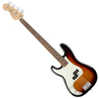 FenderPlayer Precision Bass Left-Handed Pau Ferro Fingerboard / 3-Color Sunburst