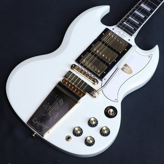 Epiphone Inspired by Gibson Custom 1963 Les Paul SG Custom with Maestro Vibrola Classic White【横浜店】