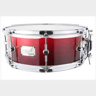 canopus Birch Snare Drum 5.5x14 Crimson Fade LQ