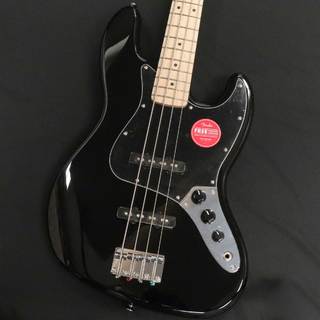 Squier by Fender Affinity Series Jazz Bass, Maple Fingerboard, Black Pickguard, Black