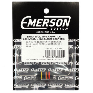 Emerson CustomBUMBLEBEE PAPER IN OIL TONE CAPACITORS 0.022uF/300V コンデンサ ギターパーツ