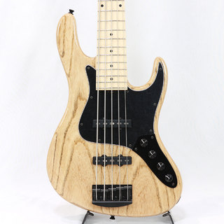 Kikuchi GuitarsCustom 5st J Bass Natural with Black Filler