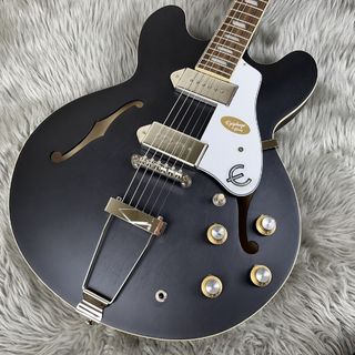 EpiphoneCasino Worn Worn Ebony フルアコギター カジノ【現物写真】【重量：2.6Kg】