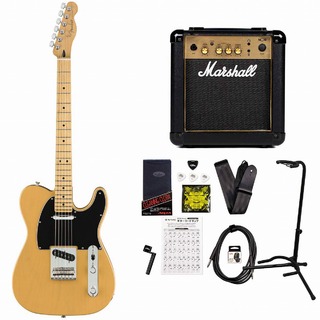 Fender Player Series Telecaster Butterscotch Blonde Maple MarshallMG10アンプ付属エレキギター初心者セット【W