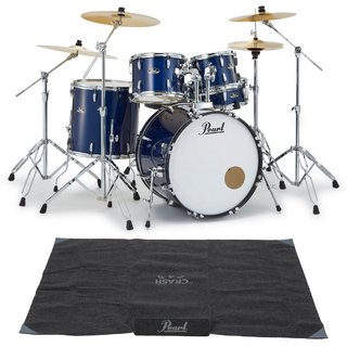 Pearl RS525SCWN/C-2CSN(2クラッシュ) #743-ロイヤルブルーメタリック ROADSHOW ドラムセット 純正マット付きセッ