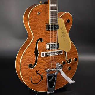 GretschG6120TGQM-56 Limited Edition Quilt Classic Chet Atkins Roundup Orange Stain Lacquer 【名古屋栄店】