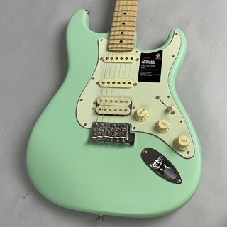 Fender American Performer Stratocaster HSS Maple Fingerboard Satin Surf Green【現物画像】
