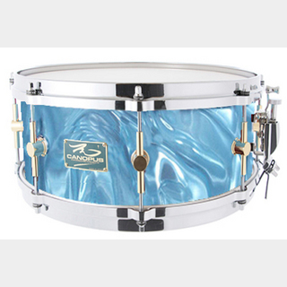 canopusThe Maple 6.5x14 Snare Drum Aqua Satin