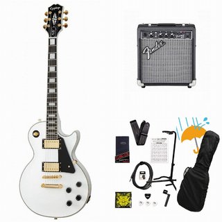 Epiphone Inspired by Gibson Les Paul Custom Alpine White エレキギター レスポール カスタム 入門 初心者 Fender