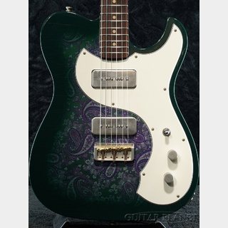 FANO Builder's Choice Alt de facto TC6 -British Racing Green Paisley Light Distress-【初のペイズリー!】