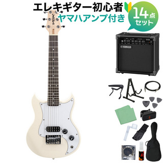 VOX SDC-1 MINI WH ミニエレキギター初心者14点セット 【ヤマハアンプ付き】 ミニギター
