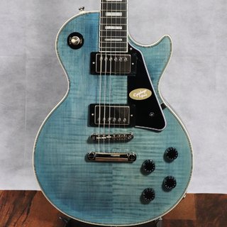 EpiphoneInspired by Gibson Les Paul Custom Figured Transparent Blue  【梅田店】