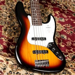 Fender Made in Japan Hybrid II Jazz Bass V Rosewood Fingerboard 3-Color Sunburst 5弦エレキベース ジャズベー