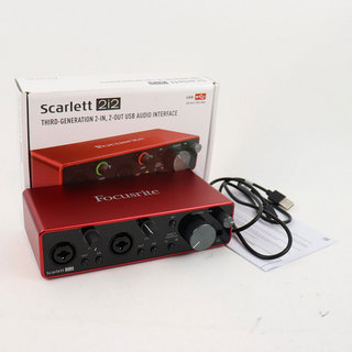 Focusrite 【中古】 Focusrite Scarlett 2i2 3rd Gen オーディオインターフェイス フォーカスライト 第3世代