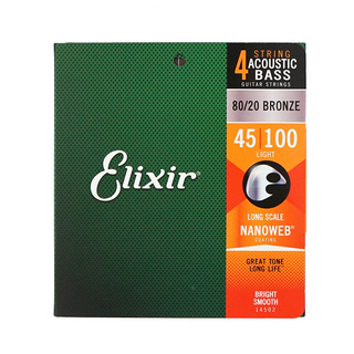 Elixir エリクサー 14502/NANOWEB/Acoustic Bass/Light アコースティックベース弦