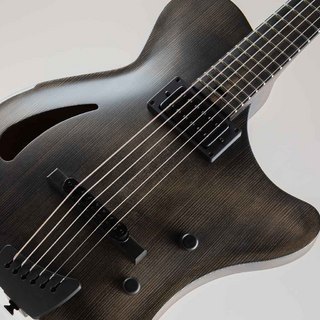 Victor Baker Guitars Ergonomic Semi Hollow 1PU Black Stain with Satin Topcoat 2025