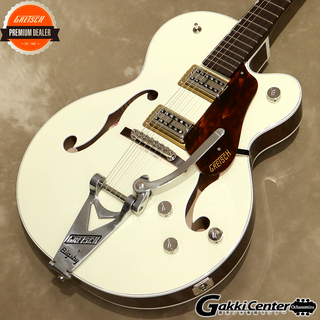 Gretsch G6118T Players Edition Anniversary Two-Tone Vintage White/Walnut Stain
