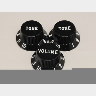 FenderVol & Tone Knobs Black 099-1365-000【渋谷店】