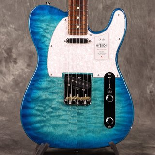 Fender 2024 Collection Made in Japan Hybrid II Telecaster QMT Rosewood FB Aquamarine [限定モデル][S/N JD240