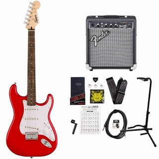 Squier by Fender Sonic Stratocaster HT Laurel Fingerboard White Pickguard Torino Red FenderFrontman10Gアンプ付属エレ