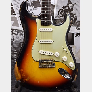 Fender Custom Shop MBS 1963 Stratocaster Relic -Aged 3 Color Sunburst- by Vincent Van Trigt 2023USED!!