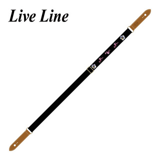 LIVE LINE YUS34B-5 フラミンゴ ウクレレストラップ/レザーエンド