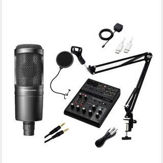 YAMAHA AG06MK2 AT2020 iPhone配信セット AG06黒×マイクスタンド黒 iPhone15以降