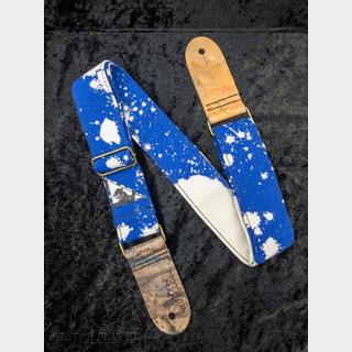 Mother Mary "Blue Bleached" Guitar Strap 【Made In USA】【ハンドメイド】【ストラップ】【ベース館在庫品】