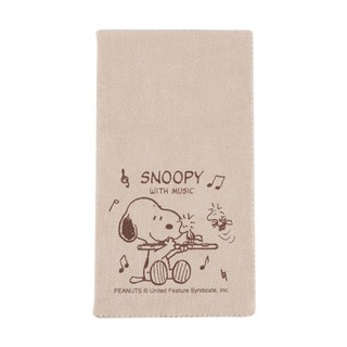 SNOOPY with Music スヌーピーSCLOTH-FL 楽器用クロス
