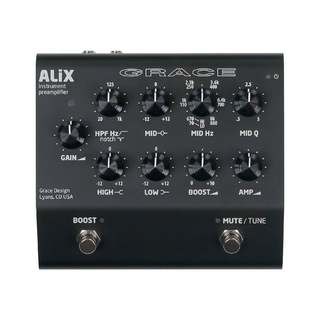 GRACE design ALiX Black Instrument Preamp/EQ/DI アコースティック楽器専用プリアンプ【WEBSHOP】