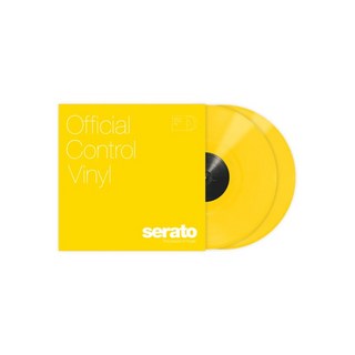 Serato 12 Serato Control Vinyl [Yellow] 2枚組 セラート コントロール バイナル SCV-PF-YLW-2 (12インチサイズ)