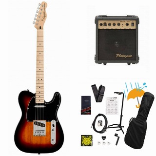 Squier by Fender Affinity Series Telecaster Maple FB BK PG 3-Color Sunburst エレキギター PG-10アンプ付属エレキギター