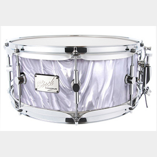 canopus Birch Snare Drum 6.5x14 White Satin