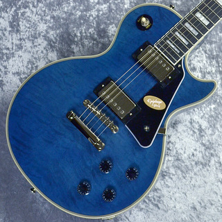 Epiphone Les Paul Custom Quilt Viper Blue (バイパーブルー) エレキギター レスポールカスタム 島村楽器限定