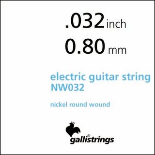 Galli Strings NW032 - Single String Nickel Round Wound For Electric Guitar .032【新宿店】