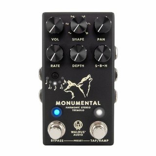 WALRUS AUDIOMonumental Harmonic Stereo Tremolo WAL-MONUME #BK BLACK トレモロ ウォルラスオーディオ【新宿店】