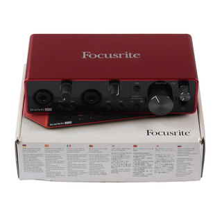 Focusrite 【中古】 Focusrite Scarlett 2i2 3rd Gen オーディオインターフェイス フォーカスライト 第3世代