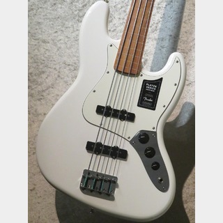 Fender 【フレットレス】【特徴的指板!!】Player Jazz Bass Fretless-Polar White- #MX22224187【4.03kg】
