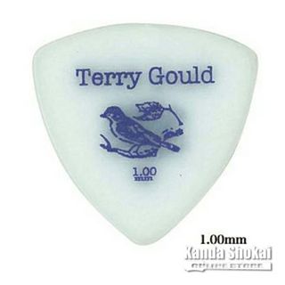 PICKBOY GP-TG-RS/100 Terry Gould Sand Grip Pick Triangle 1.00mm, White