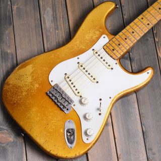 Nacho Guitars 57ST Style Soft V Shape Heavy Aged / Shoreline Gold #5022