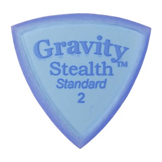 Gravity Guitar PicksStealth -Standard Master Finish- GSSS2M 2.0mm Blue ギターピック