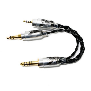 PW AUDIO2.5mm+3.5mmGND to 4.4mm ofc cable for oriolus ヘッドホンアンプ用接続ケーブル