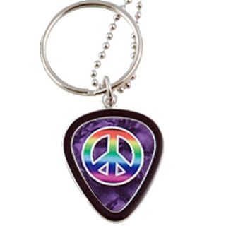 PICK WORLDPick-Lace Frame PWPH7 Peace Mark Purple ピックホルダー・ネックレス