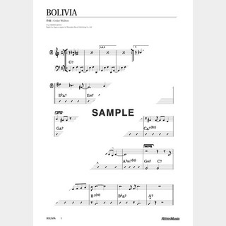 楽譜Bolivia