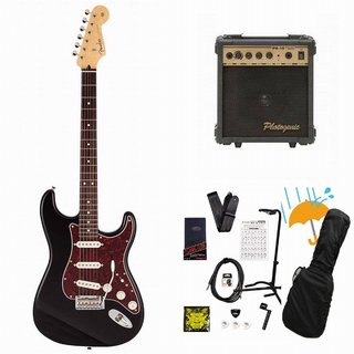 Fender Made in Japan Hybrid II Stratocaster Rosewood FB Black PG-10アンプ付属エレキギター初心者セットR【WEB