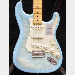 Fender 2024 Collection Made In Japan Hybrid II Stratocaster -Flame Celeste Blue-【JD24015441】